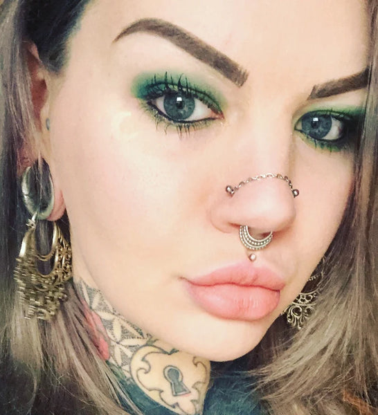 Nose Chain with studs included – Ritual Jewellery Company