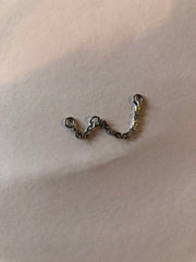 Triple ear piercing chain